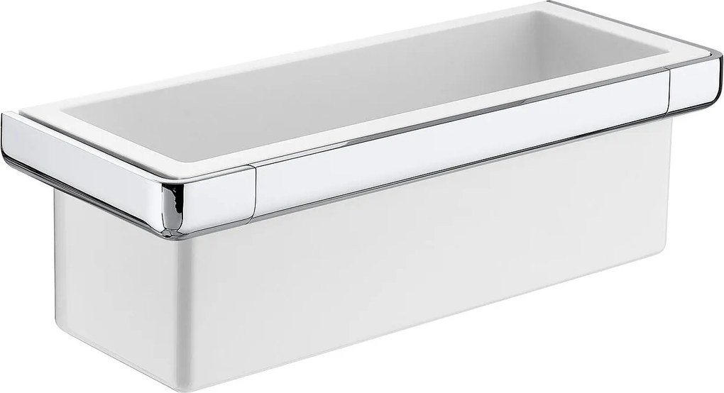 Контейнер за душ принадлежности, A817028001, Roca, метал, хром, 30х11см