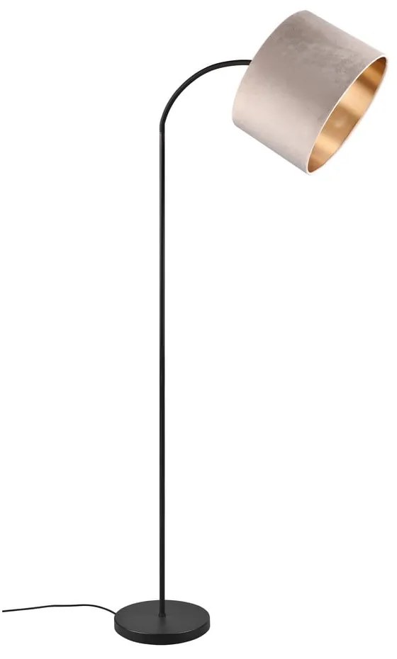 Подова лампа в черно и бежово (височина 205 см) Julieta - Trio