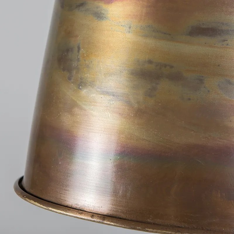 Висяща лампа в ретро стил мед с злато - Burn