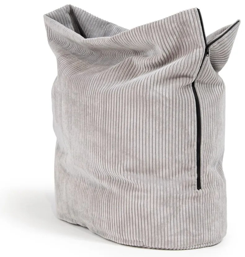 Кафяв детски пуф от рипсено кадифе Cocoon 80 – SLOWDOWN