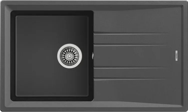 Умивалник за вграждане ТЕКА гранит Stone 50 B - TG, тъмносив