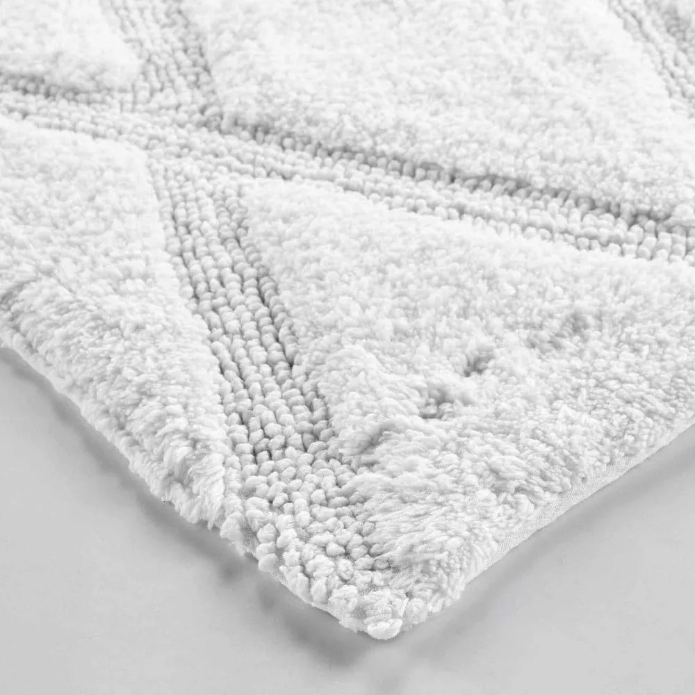 Бял килим за баня 50x80 cm Thais – douceur d'intérieur