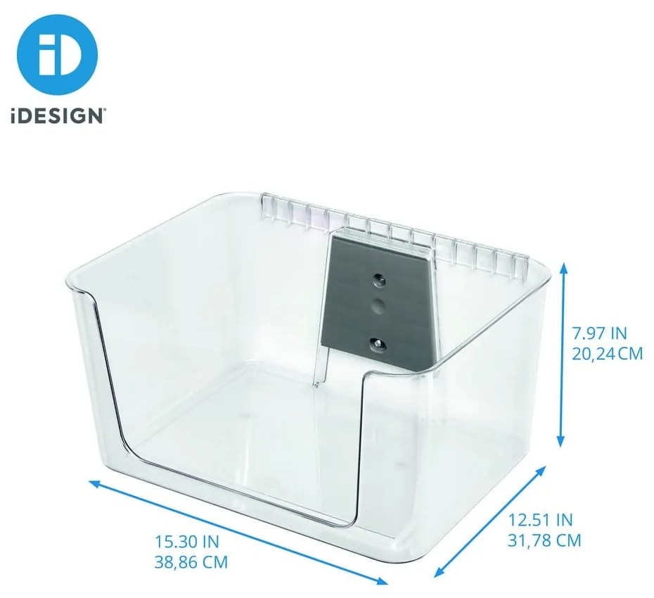 Стенна кутия за съхранение, изработена от рециклирана пластмаса iD Wallspace - iDesign