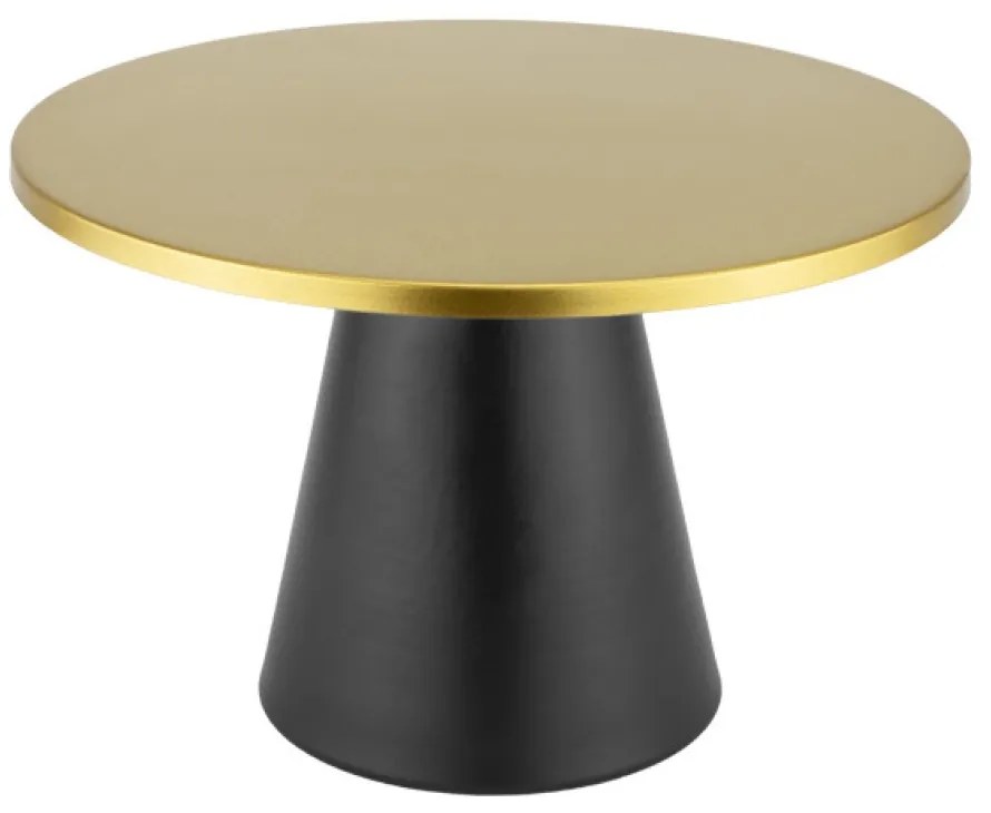 Horecano - Стойка за десерти ф30xh22см BLACK/GOLD AMBER-(HC-931478) (243000-1)