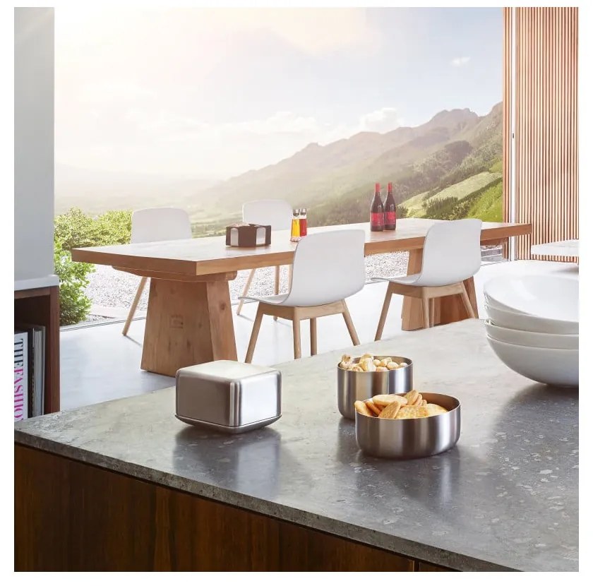 Кутия за масло от неръждаема стомана Basic, 250 г масло - Blomus