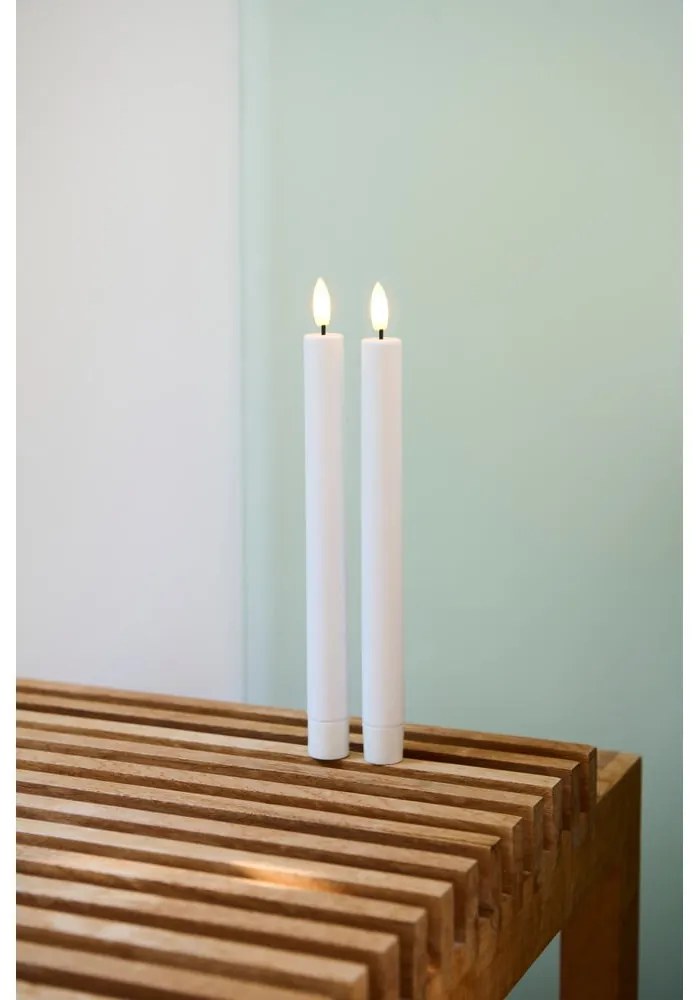 LED свещи в комплект от 2 бр. (височина 25 cm) Sille Tall Rechargeable – Sirius