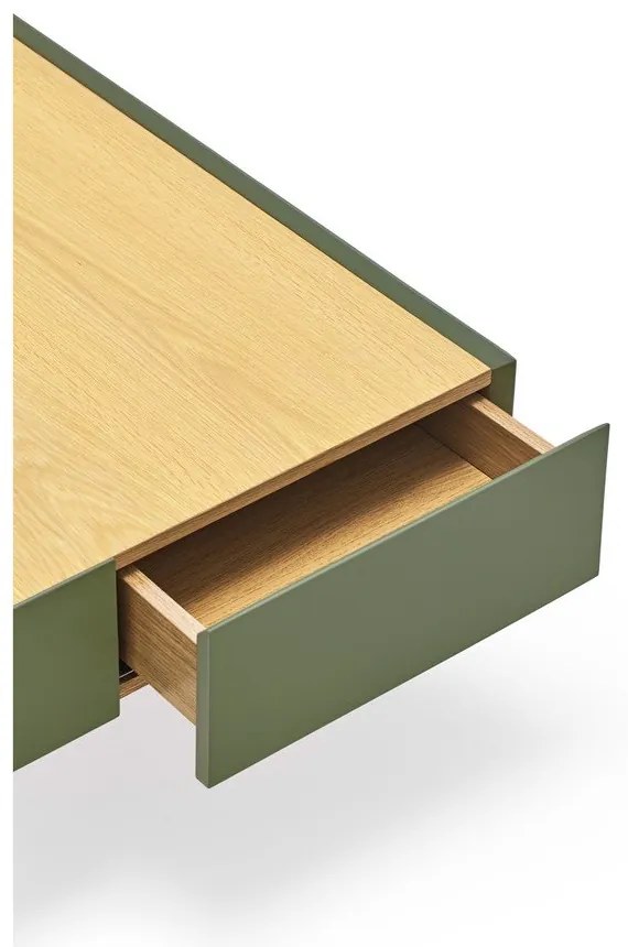 Зелена масичка за кафе Arista - Teulat