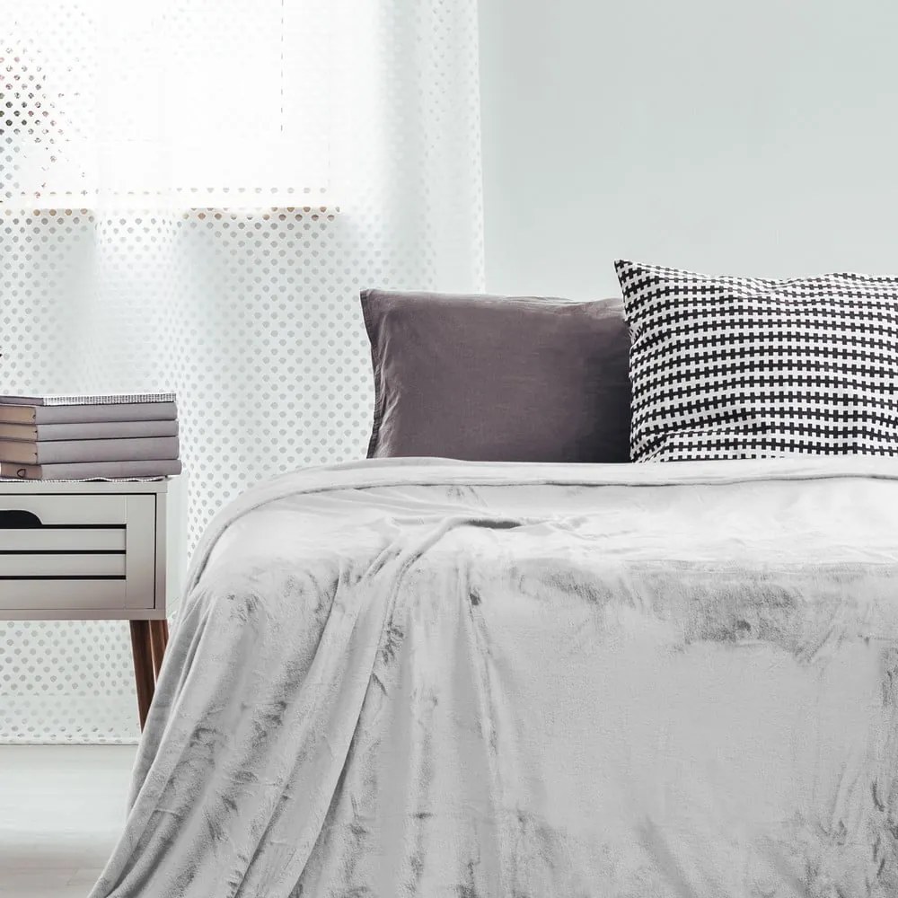 Бяло каре , 150 x 200 cm Mic - DecoKing