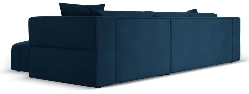 Син ъглов диван, десен ъгъл Esther – Milo Casa