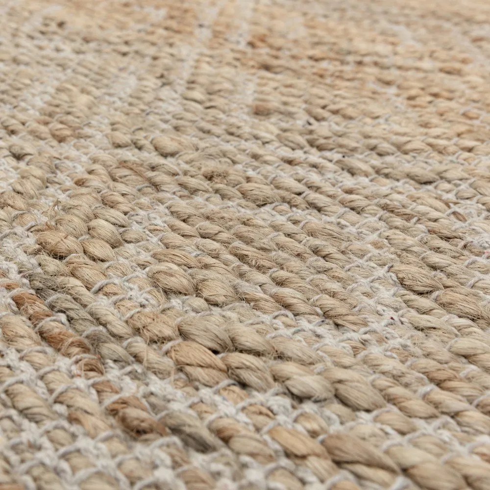 Ръчно изработен килим със смес от юта в естествен цвят 200x290 cm Asher Natural – Asiatic Carpets