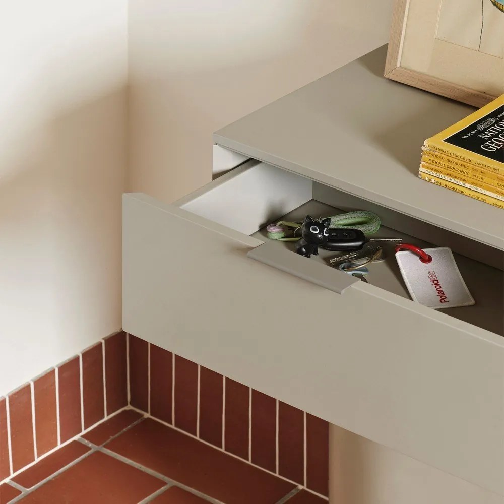 Бежова конзолна маса 36x100 cm Totem – Teulat