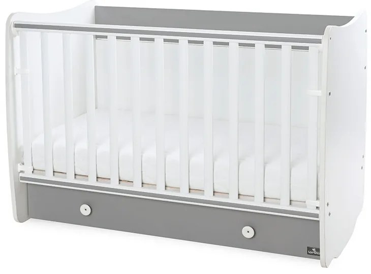 LORELLI Classic Легло-люлка DREAM 70/140 БЯЛО/ STONE GREY
