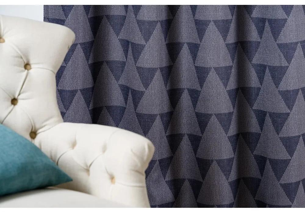 Синьо-сива завеса 130x260 cm Zatapa - Mendola Fabrics