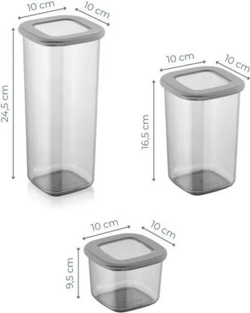 Кутии в комплект 9 бр. за храна Fresco – Hermia