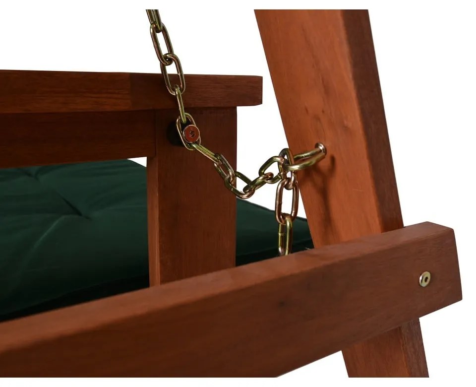 Зелена дървена градинска люлка Vegas Lux - Rojaplast