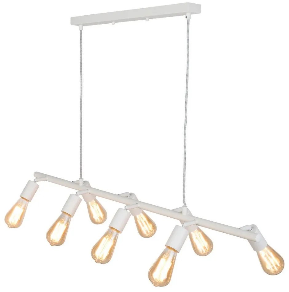 Бяло висящо осветително тяло Miami - it's about RoMi