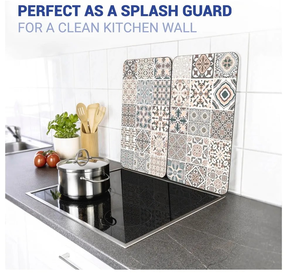 Комплект от 2 универсални капака за стъклени печки с плочки - Wenko