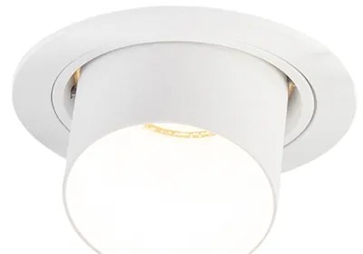 Модерен вграден прожектор кръгъл бял наклоняем - Installa