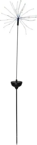 Външно соларно LED осветително тяло с цветни диоди, височина 100 cm Firework - Star Trading