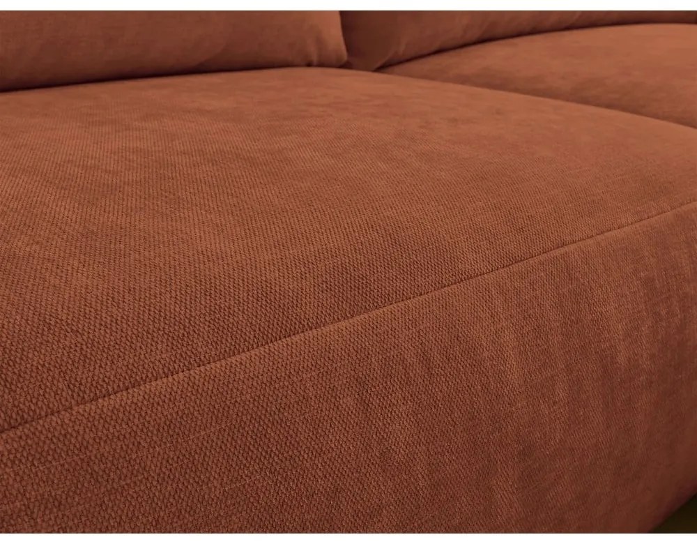 Оранжев ъглов диван Aden – Bobochic Paris