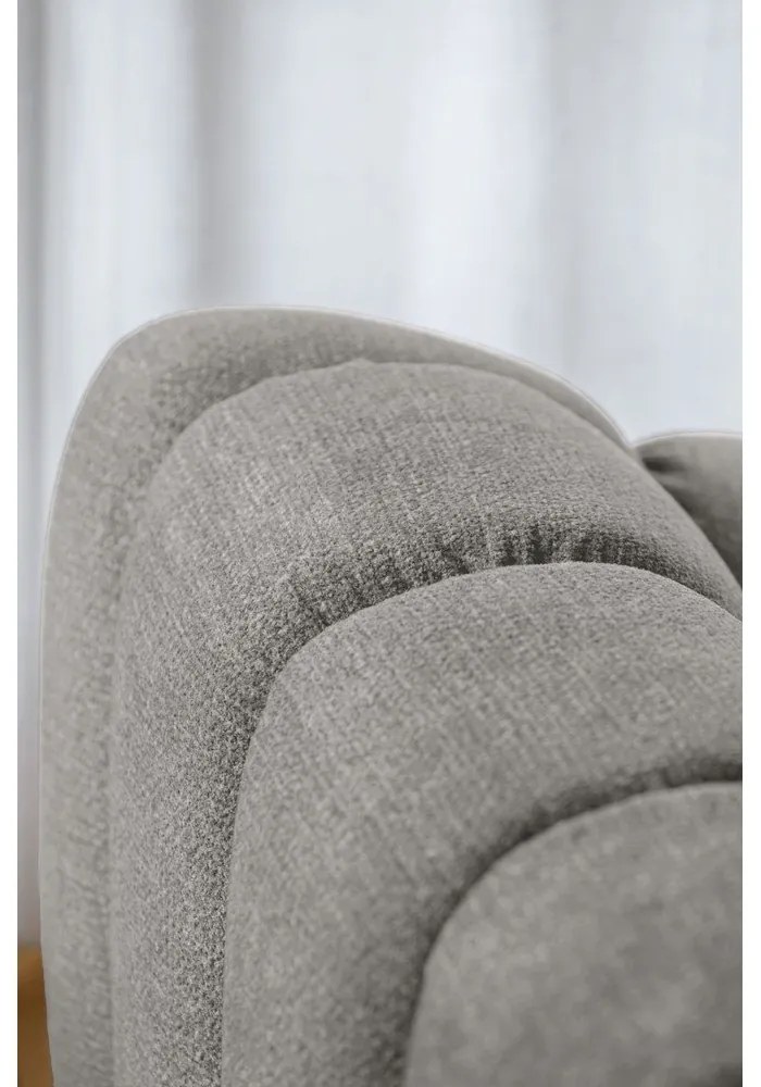 Светлосив ъглов диван (десен ъгъл/L форма) Shell – Miuform