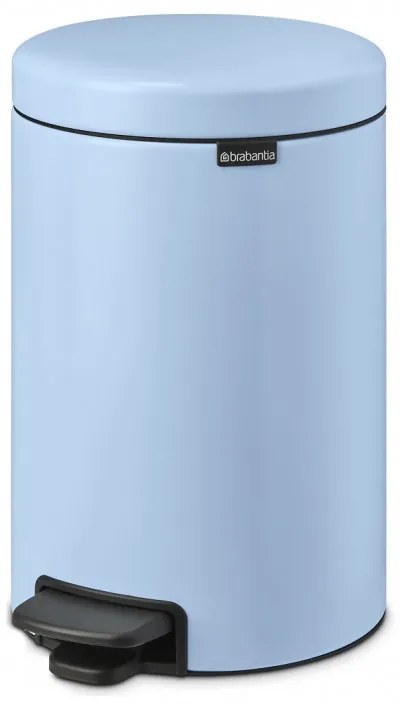 Кош за боклук с педал Brabantia NewIcon 1005532, 12 л, Плавно затваряне, Противоплъзгаща основа, Светлосин