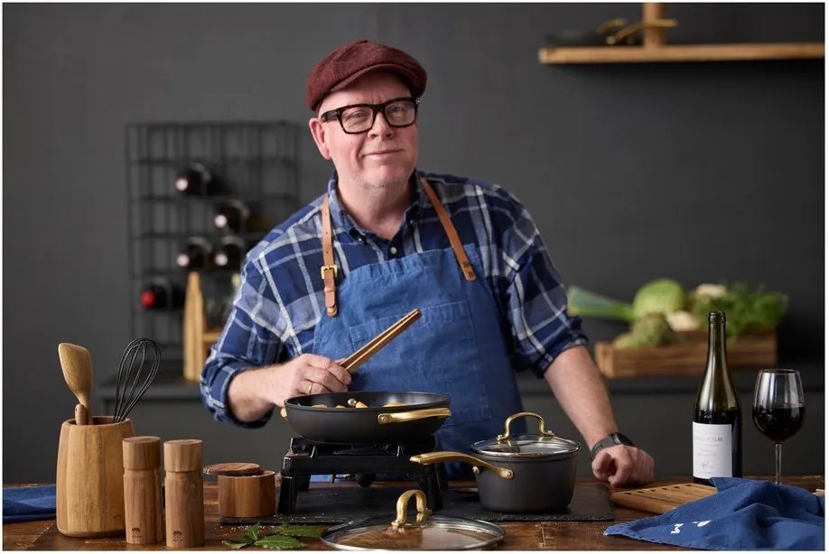 Дървен комплект от мелнички за сол и пипер 2 бр. в естествен цвят – Holm