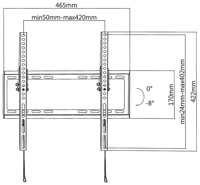 стойка TV Superior 32-55 tilt extra slim