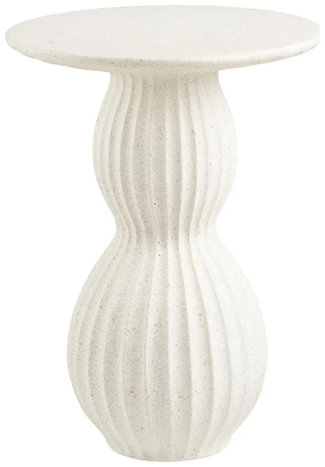 Каменна кръгла странична масичка ø 40 cm Newtown – House Nordic