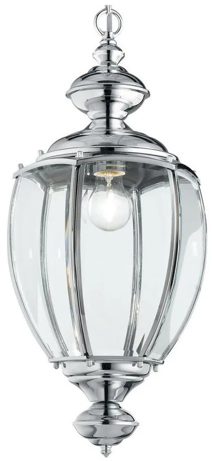 Ideal Lux - Полилей на въже 1xE27/60W/230V хром