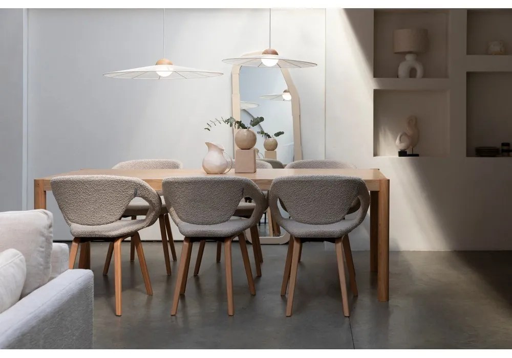 Трапезна маса от масивна дървесина 92,5x182 cm Sticks – Zuiver