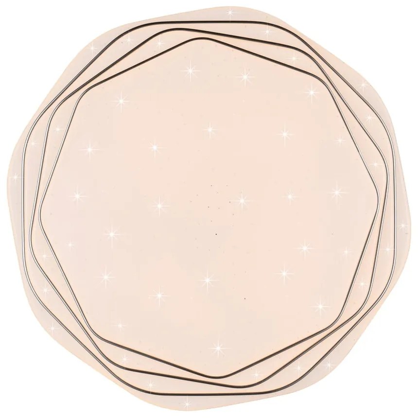 Бяло LED осветително тяло за таван ø 38 cm Dizzy – Trio