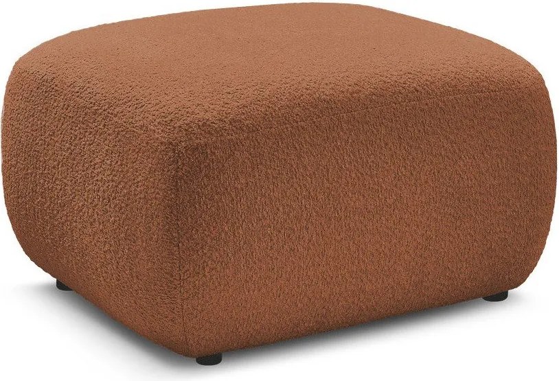 Оранжева табуретка от прежда с примки от букле Montaigne – Bobochic Paris