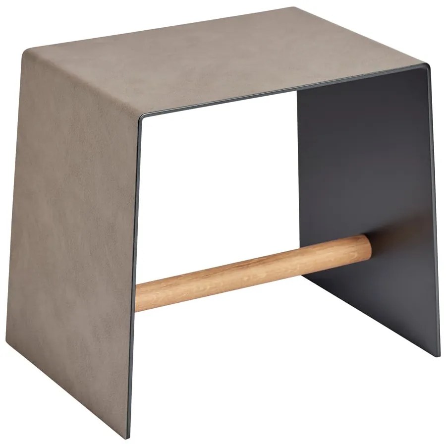 Сиво-бежов метален стол Bull – LIND DNA