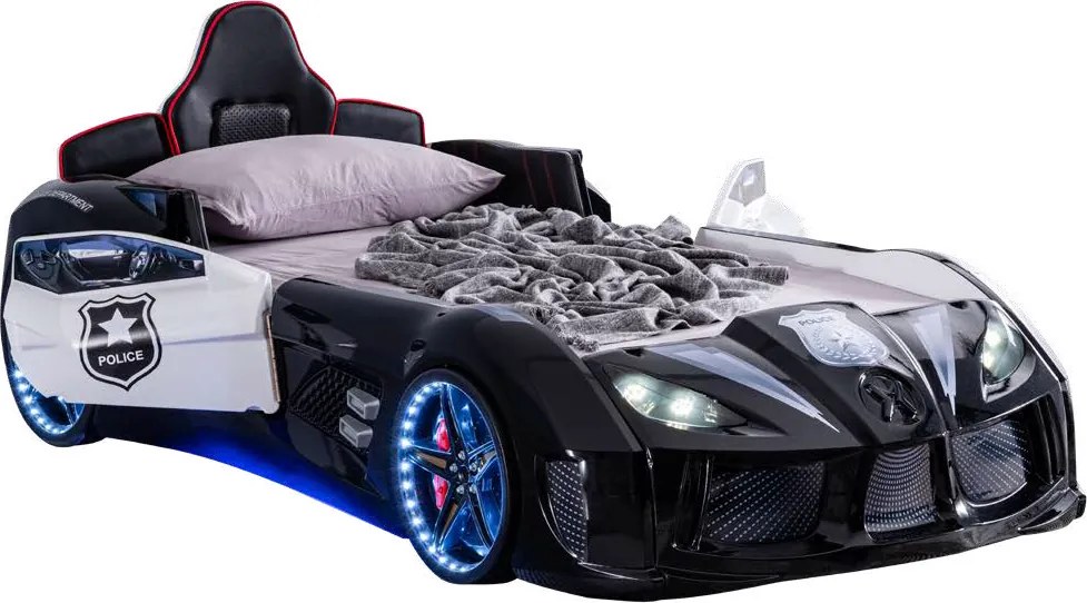 Детско легло кола Police Racer LED