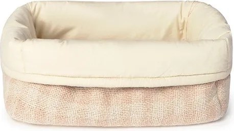 Светлорозова текстилна детска кошница за играчки 30x20x20 cm Swan Rose – Lorena Canals