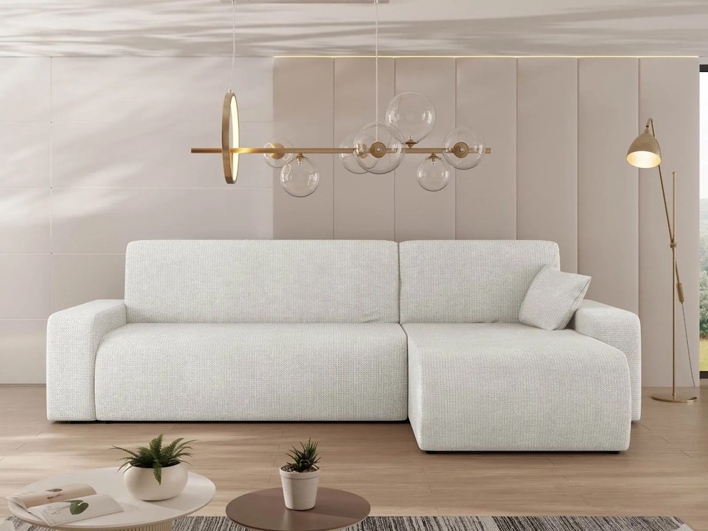 Ъглов диван Piano L-Светлосив