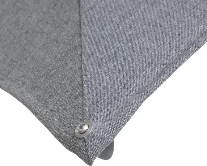 Градински чадър със странична стойка Hesperide Suenyo Sunbrella, Антрацит, 4x3 m