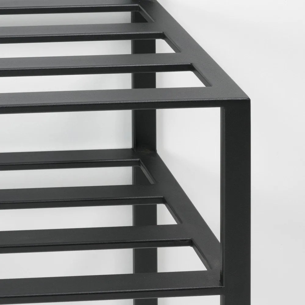 Черен метален комплект за коридор 70x178x29 cm Ivar – Spinder Design