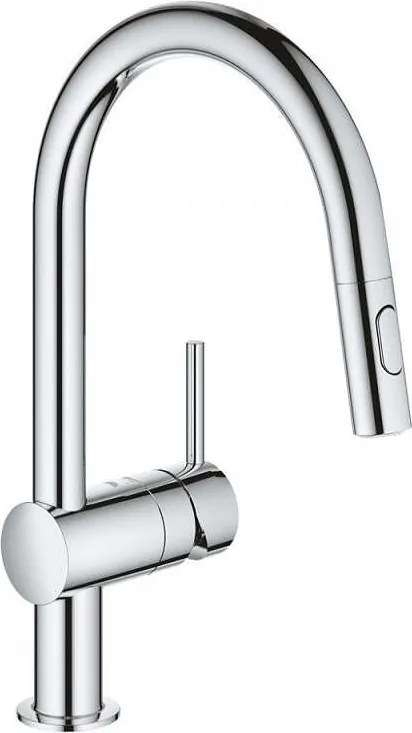 Стоящ смесител за кухня, Vento, Grohe, 30438000, с изтеглящ чучур