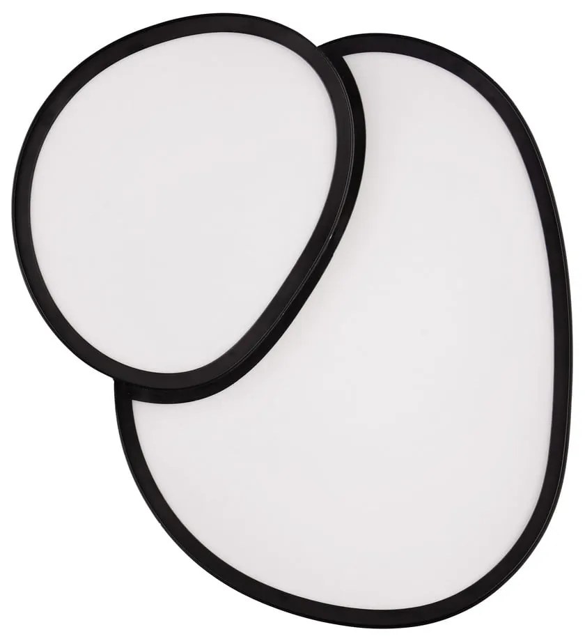 Черна LED светлина за таван 36x43,5 cm Rise - Trio