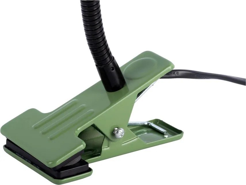 Зелена метална настолна лампа (височина 33,5 cm) New Retro – Leitmotiv