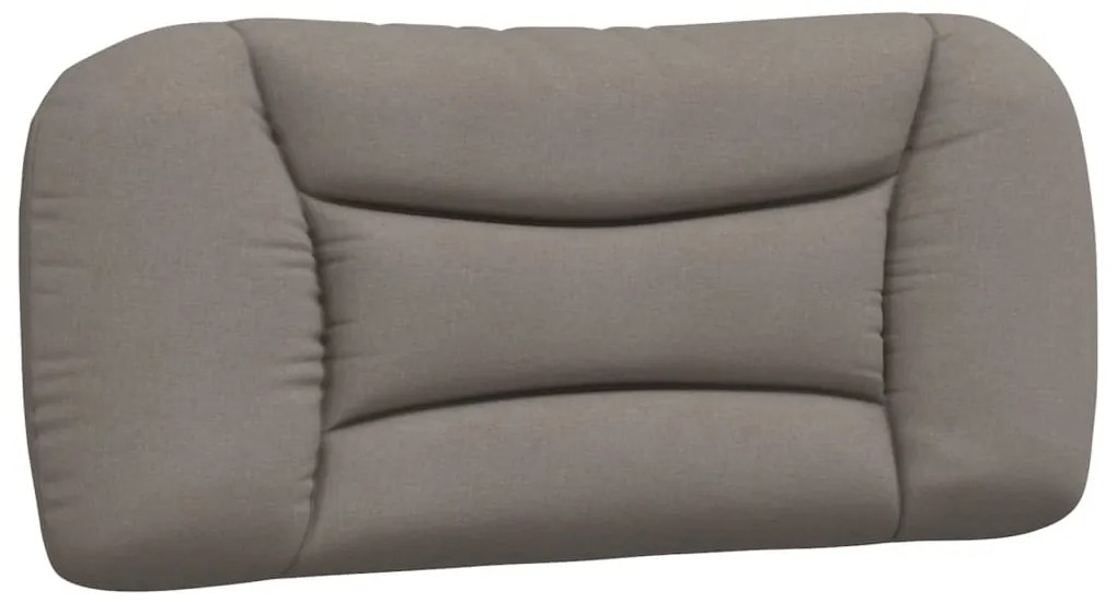 374529 vidaXL Мека табла за легло, таупе, 80 см, плат