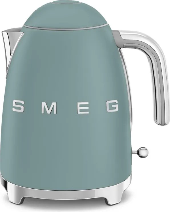 Електрическа кана SMEG KLF03EGMEU, 2400 W, 1.7 л, 360° основа, Матово покритие, Изумрудено зелено