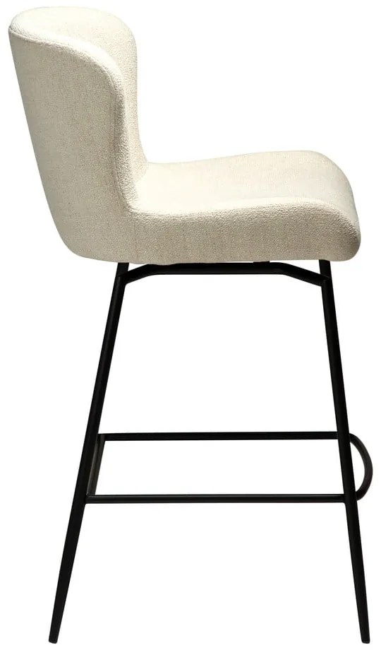 Кремав тапициран бар стол (височина на седалката 67,5 cm) Glam – DAN-FORM Denmark