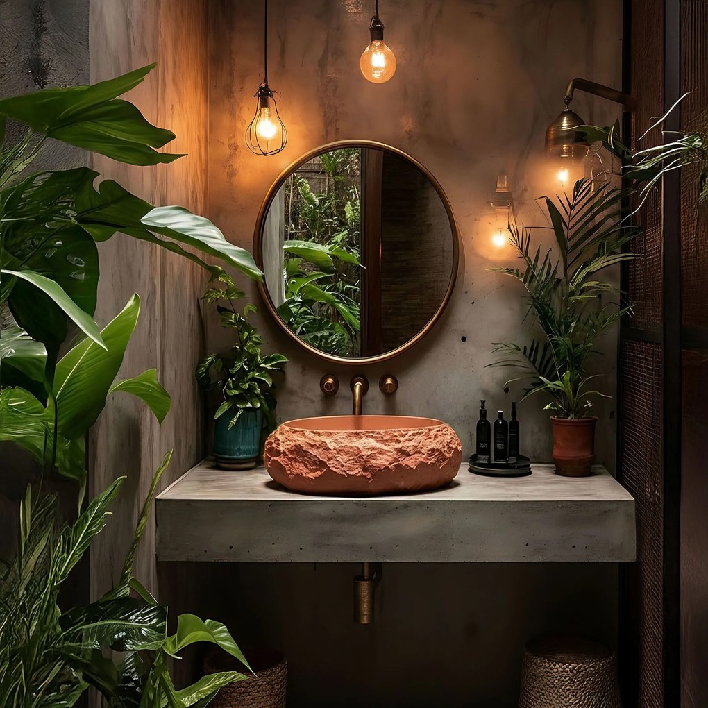 Умивалник за плот Mika Terracotta