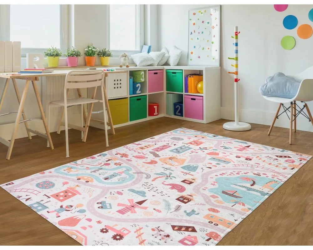 Детски килим 160x230 cm Pastel Neighborhood – Vitaus