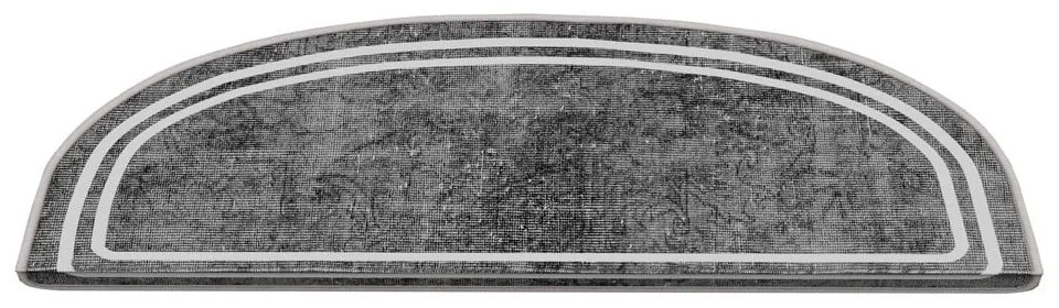 Сиви стъпала за стълби в комплект от 16 брояя 20x65 cm Plain - Vitaus