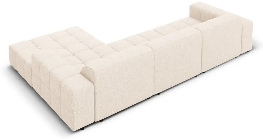 Кремав ъглов диван (десен ъгъл) Chicago - Cosmopolitan Design