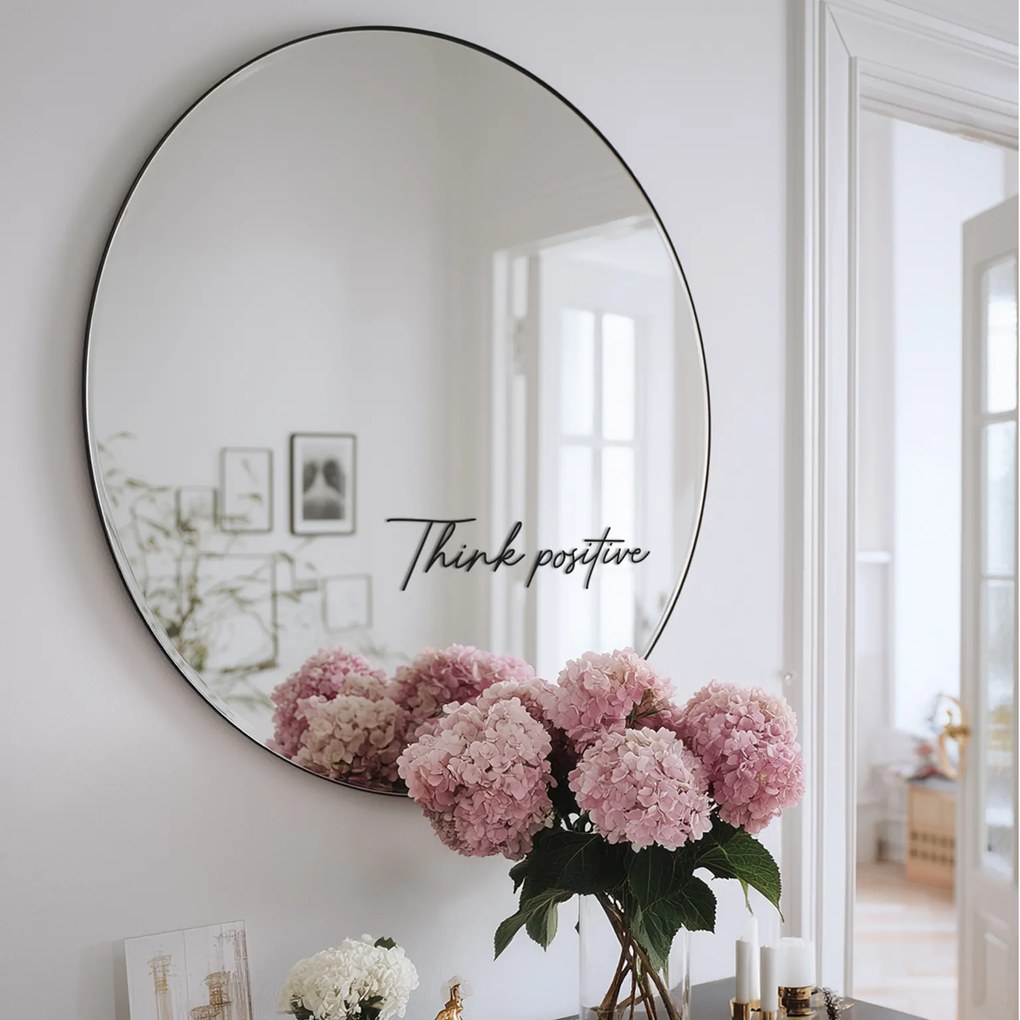 Стикер за огледало S16 – Think positive 79x24